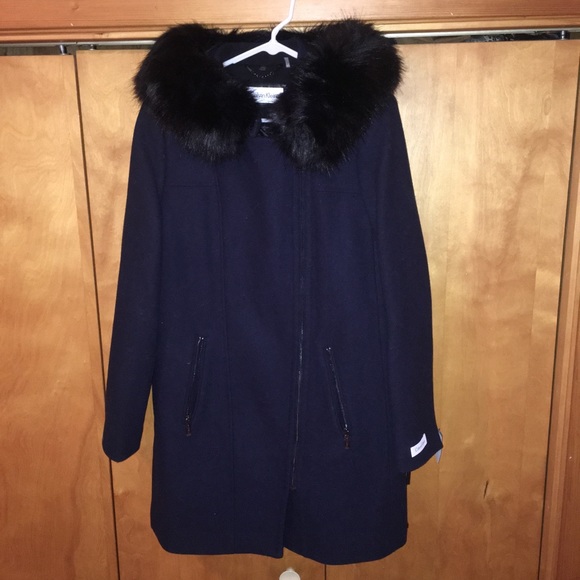 NWT Beautiful Calvin Klein wool coat - Picture 2 of 3